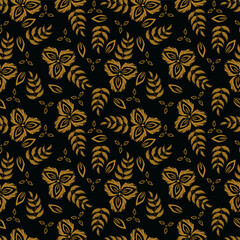Digital textile design Beautiful ethnic style colorful seamless floral hand made pattern ready for print
