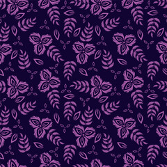 Digital textile design Beautiful ethnic style colorful seamless floral hand made pattern ready for print
