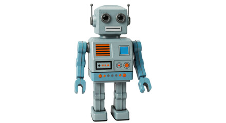 Isolated Toy Robot