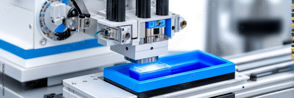 Poster precision automated dispensing system - high-tech automated dispensing, precise fluid handling, micr