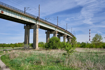 viaduct of the Poznan railway bypass