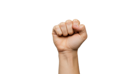 Isolated Clenched Fist