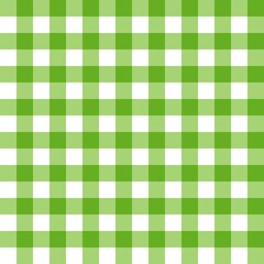 green gingham fabric