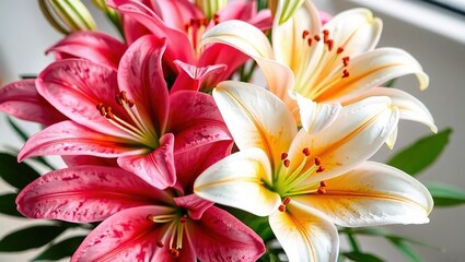 Elegant Lily Bouquet for Mother's Day, Perfect Gift