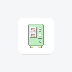 Yogurt Vending, vector, pixel perfect, illustrator file