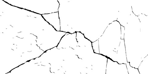cracked ground, ground distress texture, damage texture, Black grunge effect on white background,  scratch texture, grunge texture for overlay design extra effect, 
