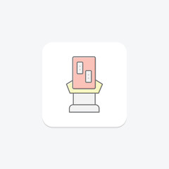 Game Card Vending, vector, pixel perfect, illustrator file