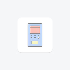 Ticket Vending, vector, pixel perfect, illustrator file