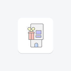 Gift Card Vending, vector, pixel perfect, illustrator file