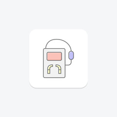 Headphone Vending, vector, pixel perfect, illustrator file