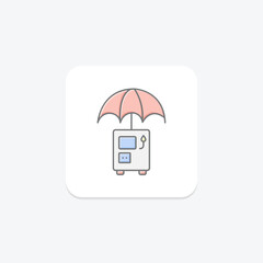 Umbrella Vending, vector, pixel perfect, illustrator file