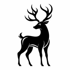 deer silhouette vector