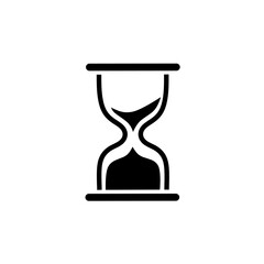hourglass vector illustration. Hourglass icon in flat style. Sandglass vector illustration on isolated background. Sand clock sign business concept. © Nowar Abizar