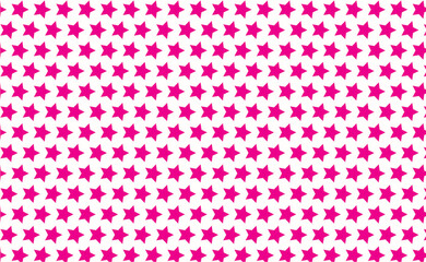 seamless pattern with pink stars