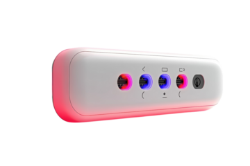 A sleek modern hub glows with innovation connecting dreams through vibrant data streams and on transparent background