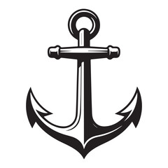 anchor on white background