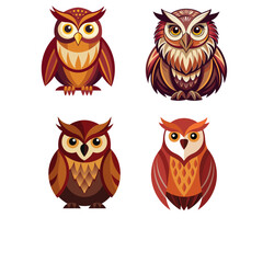 set of owls