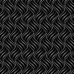 Vector seamless texture. Modern geometric background. Dotted grid.