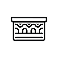 vector illustration of a column