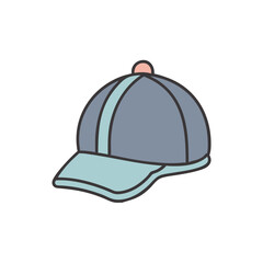 vector illustration of a baseball cap