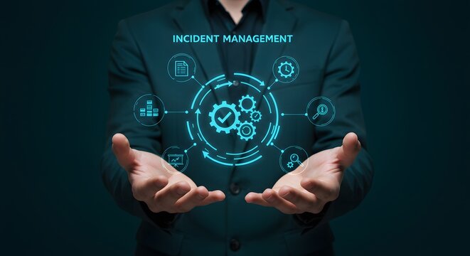 A Businessman Holding the Key to Effective Incident Management Strategies for Proactive Risk Mitigation and Resolution