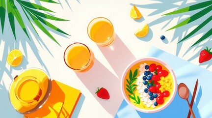 Sunny Summer Breakfast Bowl