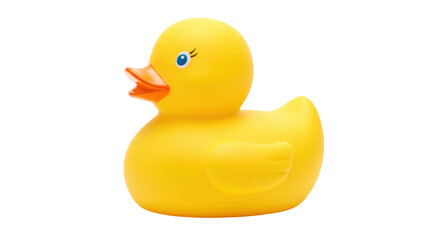 Isolated Yellow Rubber Duck