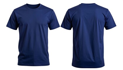 Navy Blue TShirt Mockup.