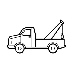 dump truck vector illustration
