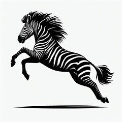 Zebra silhouette
