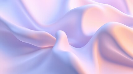 Obraz premium Flowing pastel colors creating abstract and elegant shapes