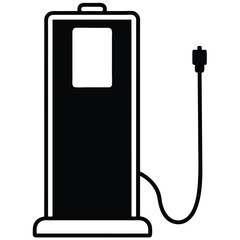 gas pump vector illustration