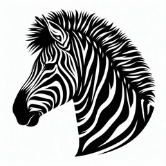 Zebra silhouette