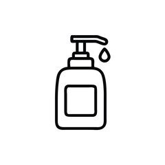 Fototapeta premium set of cosmetic bottles isolated