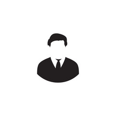 businessman  vector icon isolated 