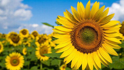 Fototapeta premium Sunflower wallpaper