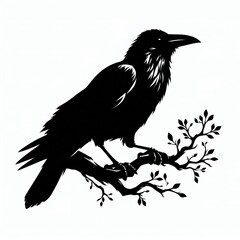 Obraz premium Crow Silhouette