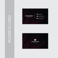 Creative modern professional business card design .