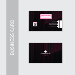 Professional, elegant, modern business card template