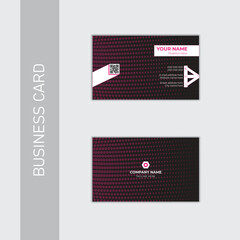 Abstract elegant professional modern corporate business card design .