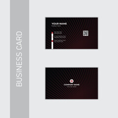 Vector clean minimalist corporate identity card design template .