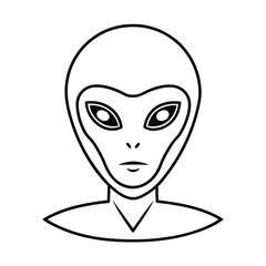 alien head face icon