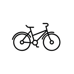 Obraz premium bicycle isolated on white background