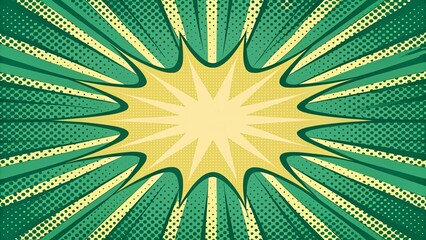 Comic Book Explosion Background