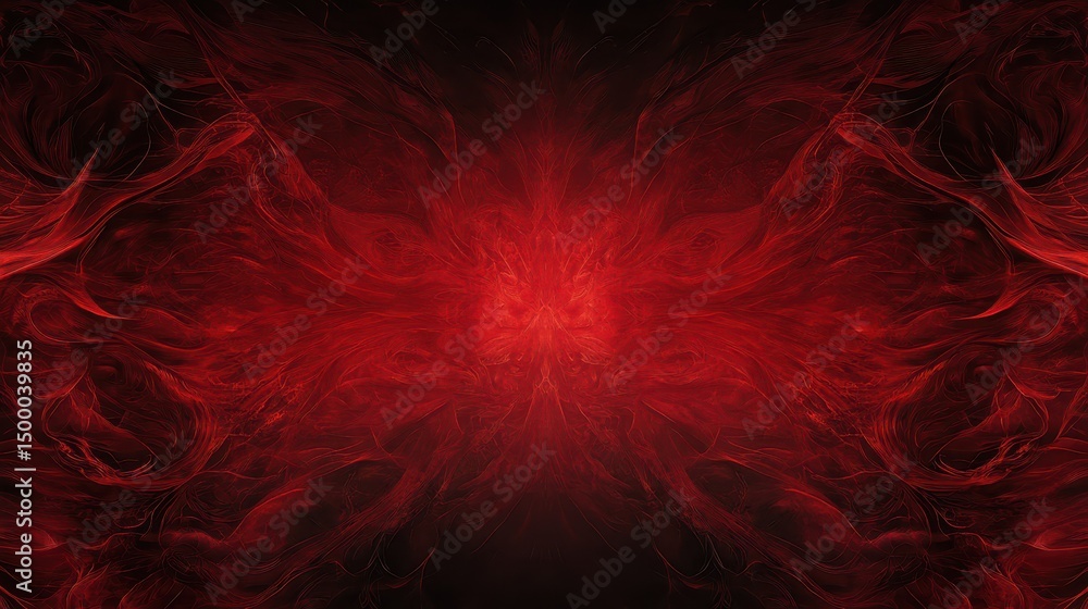 Poster striking red abstract background, a dynamic and modern design for visual projects