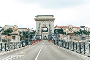 Stunning views of Budapest's Chain Bridge, a historic landmark