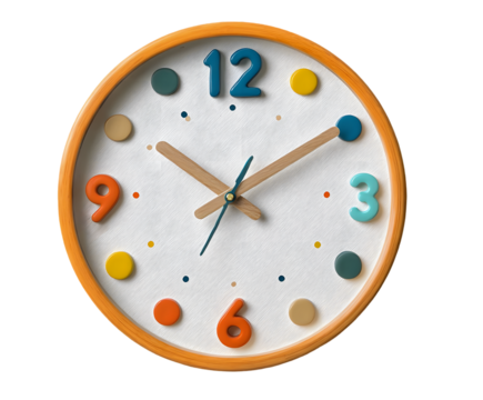 Colorful Children's Wall Clock