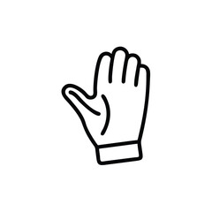 hand in a white glove