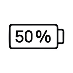 Battery Charging 50%