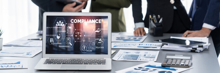 Compliance system for brisk online corporate business to meet quality standard